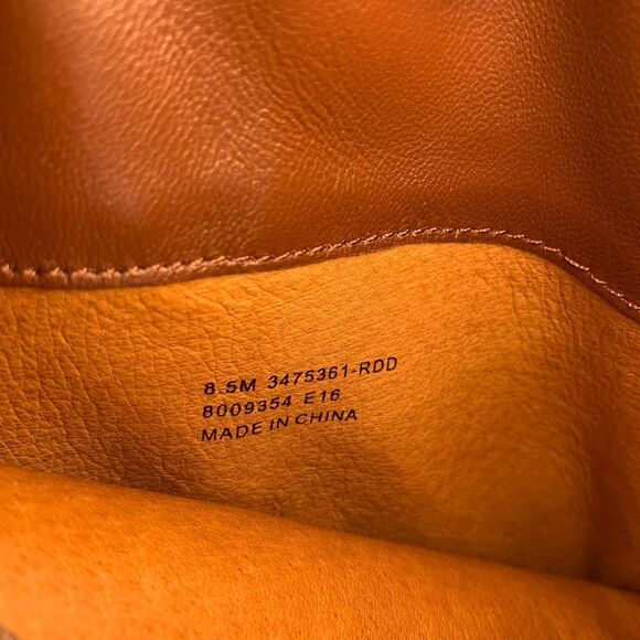 Frye Claude Over The Knee Tall Chunky High Heeled Boot 8.5 Brown Leather OTK - Picture 9 of 9